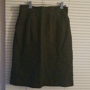 Wool A-line Skirt